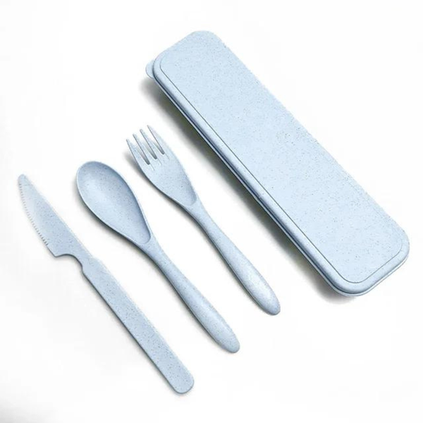 Reusable Travel Utensils Set with Case
