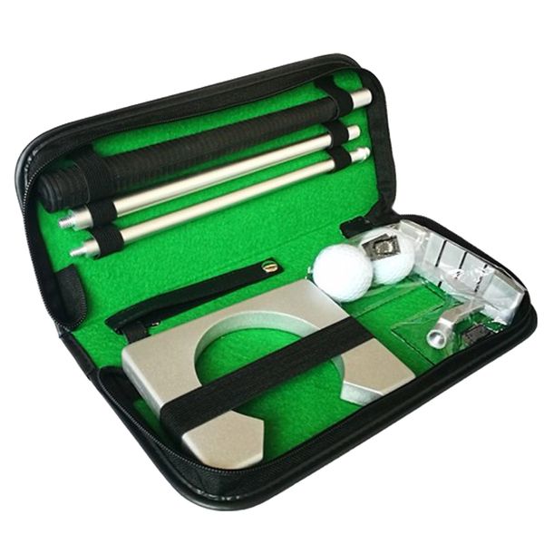 Sport All Inclusive Portable Indoor Left &amp; Right Golf Putter Training Kit