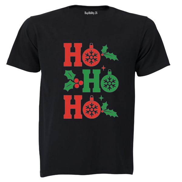 Ho Ho Christmas - Adults - T-Shirt