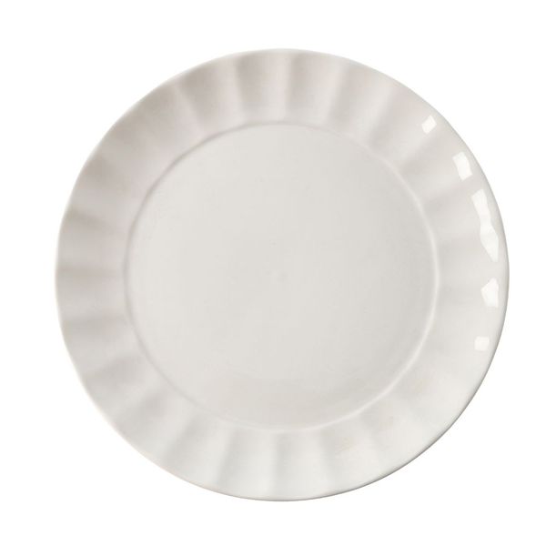 George &amp; Mason - Mignon Scalloped Edge Plate 23.5x23.5x2.5cm - White