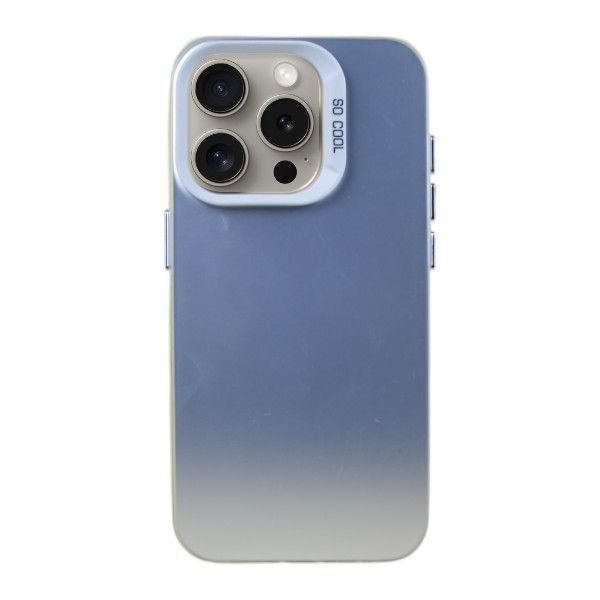 Metallic Gradient Phone Case Compatible With IPH 14 Pro - Silver