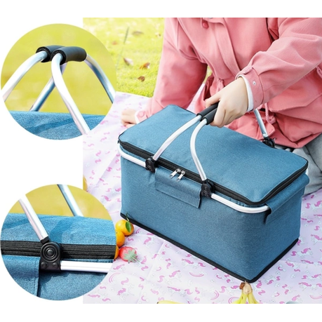 Foldable Foil Insulated Picnic Basket Food Beverage Carrier Bag Cooler Bag Shop Today. Get it Tomorrow takealot