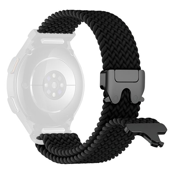 QYNIAL Braided Band Compatible With Galaxy Watch 7/6/5/4/FE No-Gap Nylon