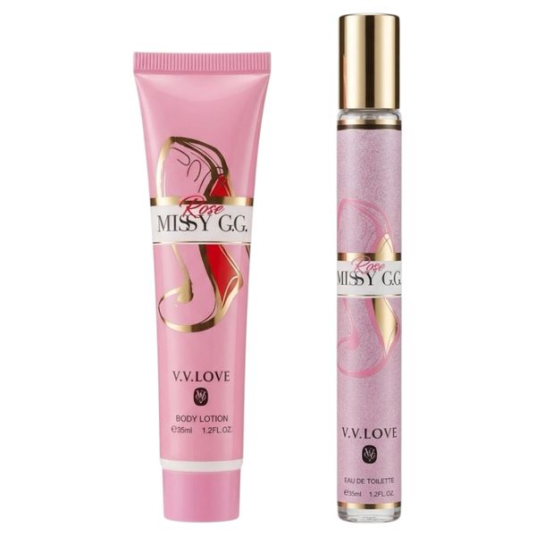 2 Pieces V.V.LOVE Missy G.G. Eau de Parfum 35ml &amp; Body Lotion 35ml Gift Set