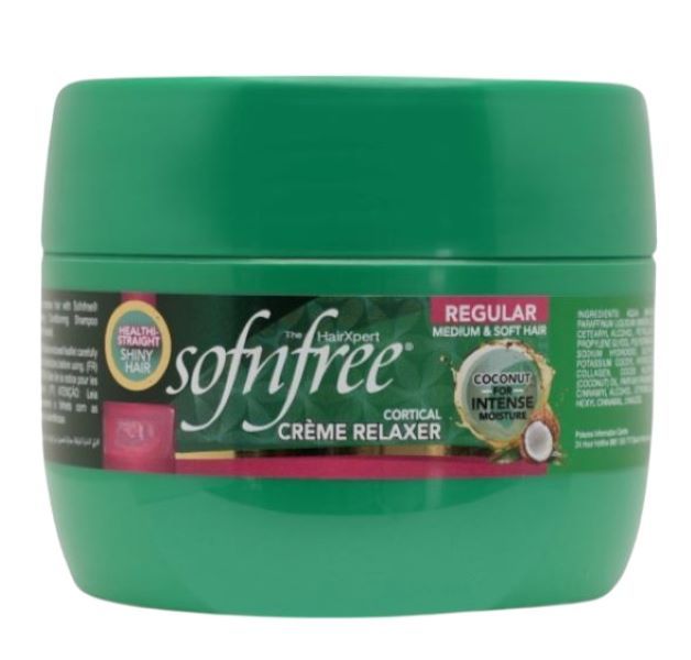 Sofnfree Creme Relaxer- Regular Medium &amp; Soft Hair 125ml