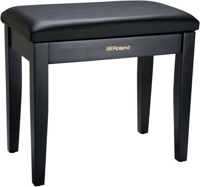 Roland RPB-100BK Piano Bench with Storage Compartment - Satin Black