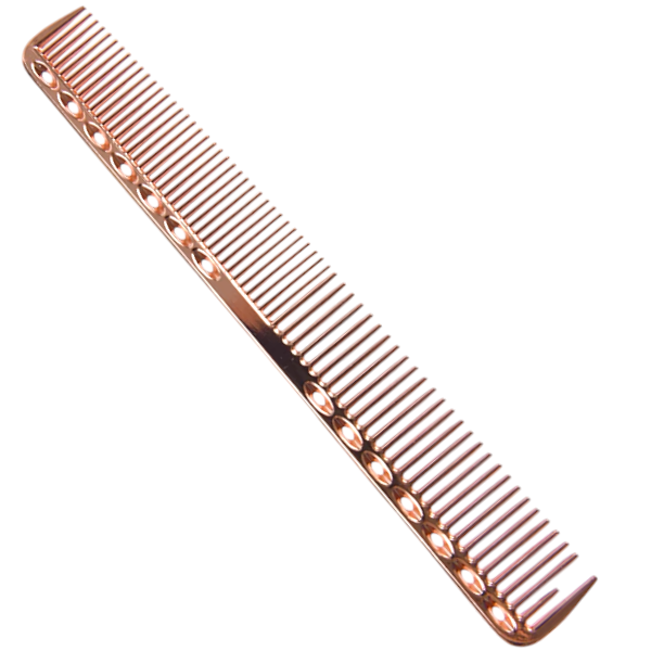 High-Quality Professional Aluminum Hair Comb - Rose Gold