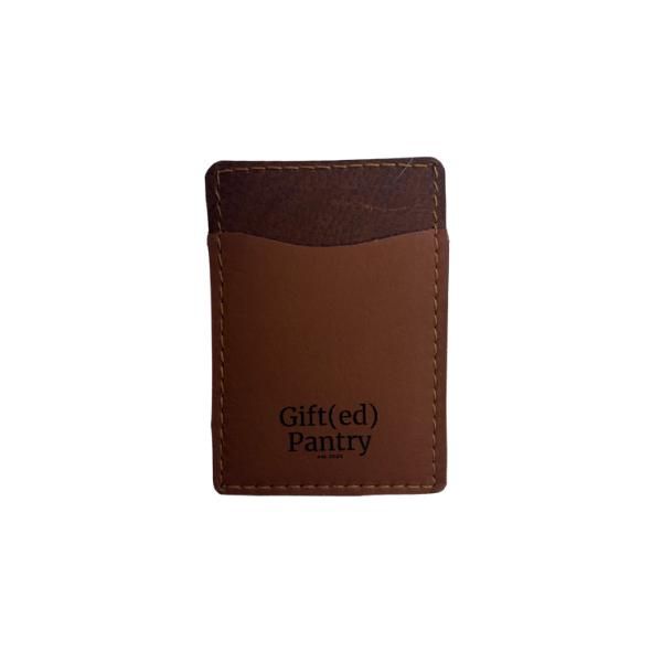 Gift(ed) Pantry | Handmade Leather Card Holder
