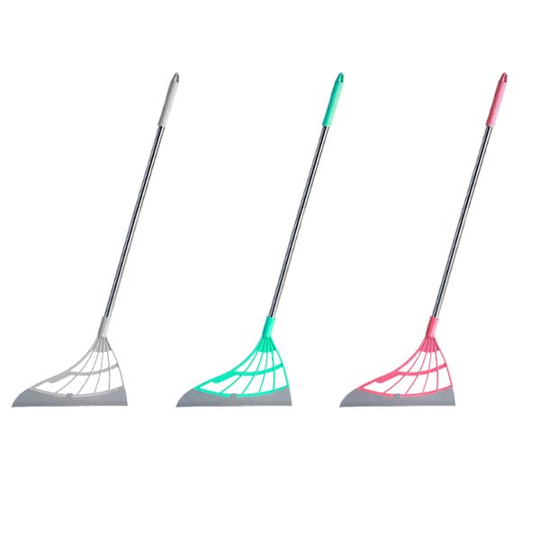 Home Cleaning 2 In 1 Broom Squeegee Silicone Set of 3