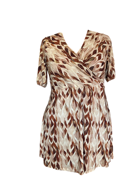 Plus Size Crossover Top