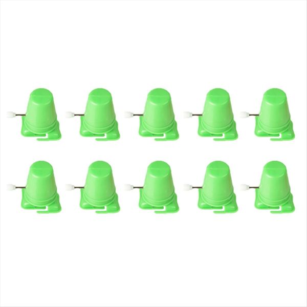 10 Pcs Clockwork Legged Robot Wind Up Toy Movement for Kid Purple