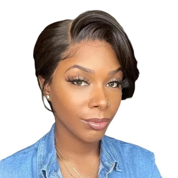 13 x 4 Pixie Brazilian Hair Wig