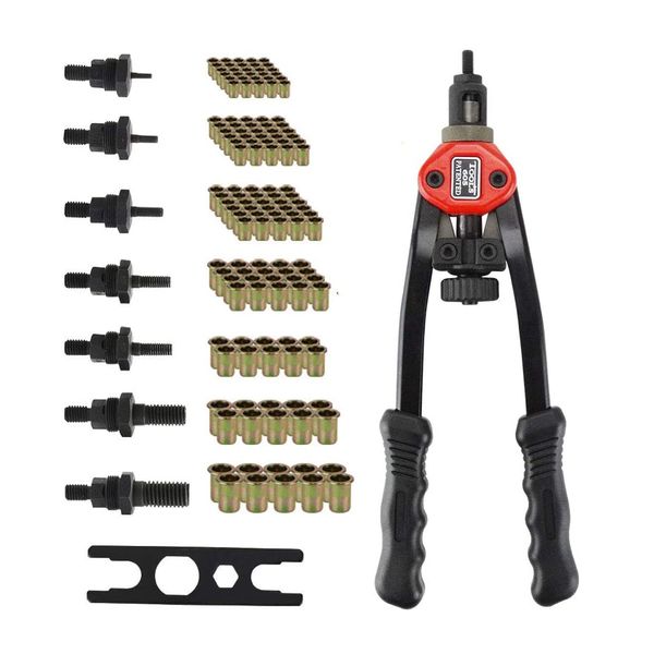 Tool DIY Professional Rivet Nut Tool (30 cm) &amp; Rivet Set of 60 (M3 - M10)