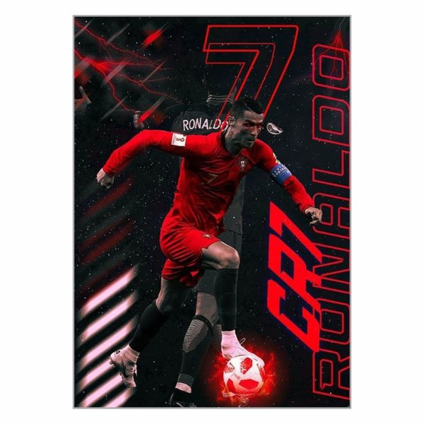CR7 Red Eyes Poster - A1