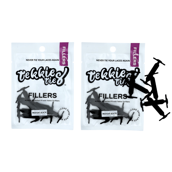Tekkie Ties Medium Black Fillers
