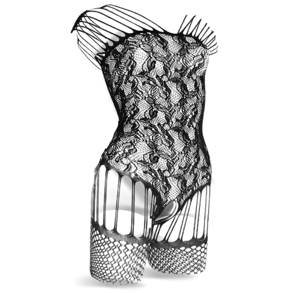 She-Woolf "Zoey" - Elegant Noir Hosiery