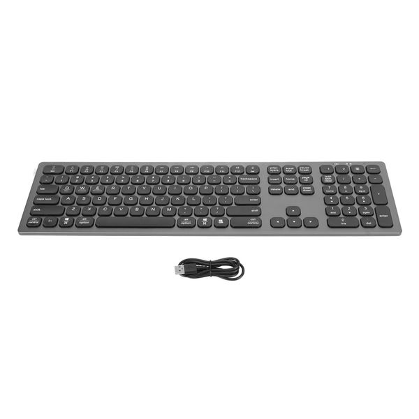 Bluetooth Keyboard 110 Keys, Skid Proof, Multi OS