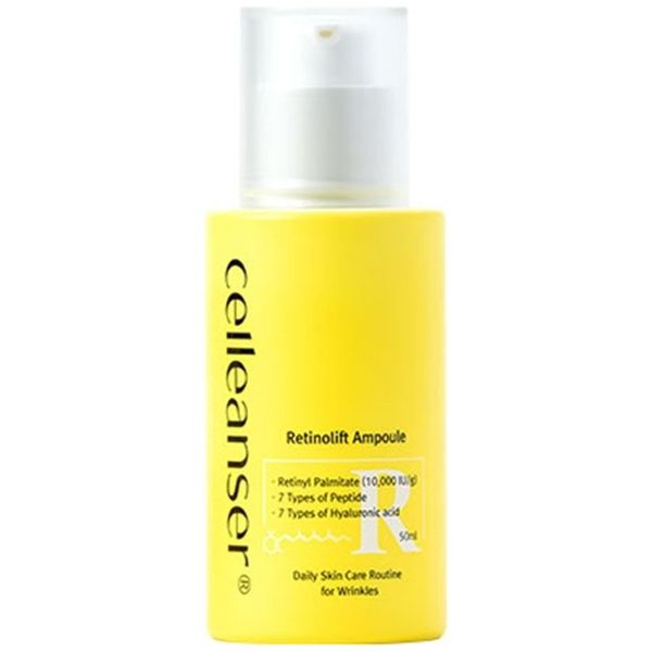 Celleanser Retinolift Ampoule Retinol Peptide Hyaluronic Acid Serum