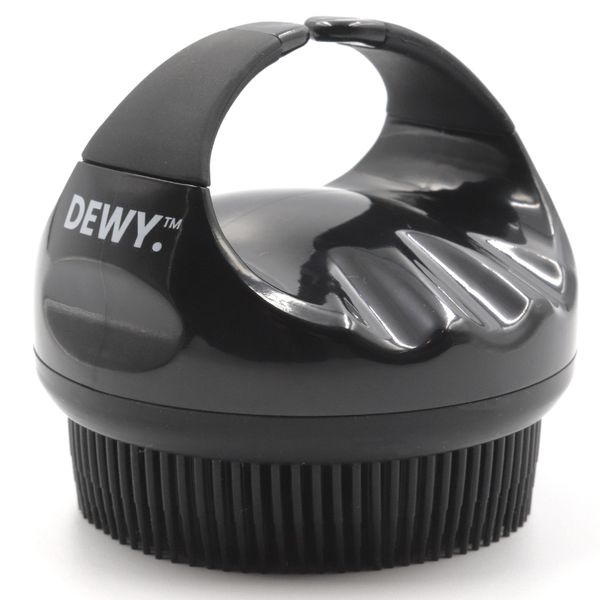 Dewy – Gentle Body Brush / Soft Silicone Bath &amp; Shower Exfoliator (Black)