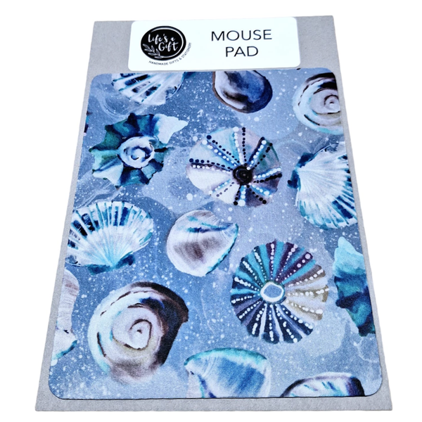 Beautiful Sea Shell Rectangular Mouse Pad 22 x 18 cm