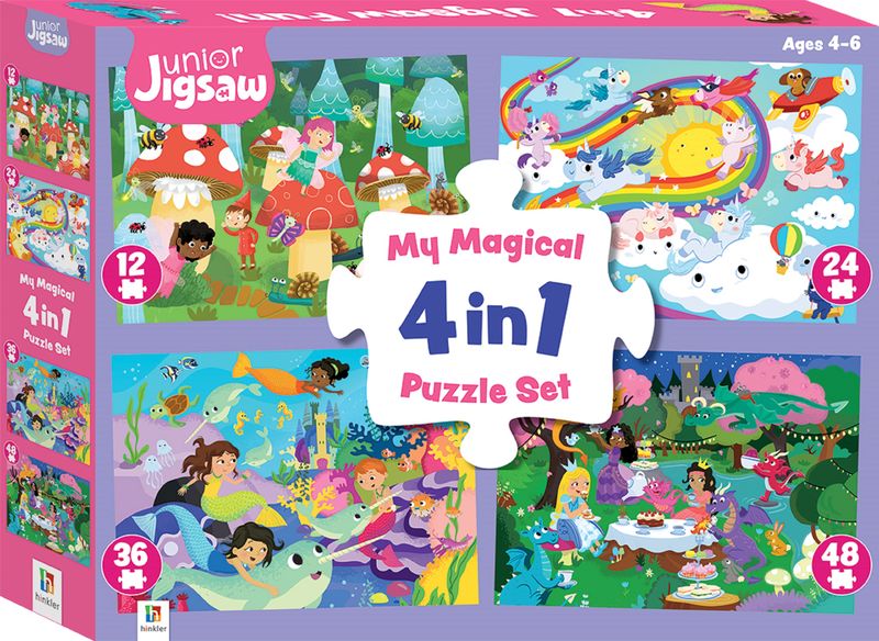 Junior Jigsaw 4-In-1: Magical Fun