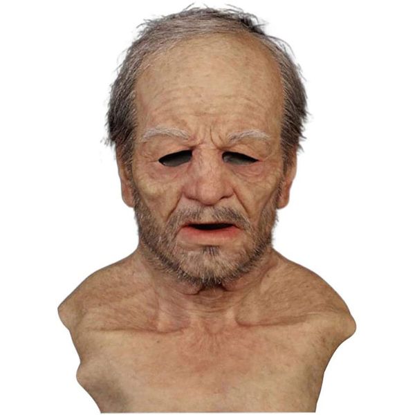 Old Man Halloween Fancy Dress Mask