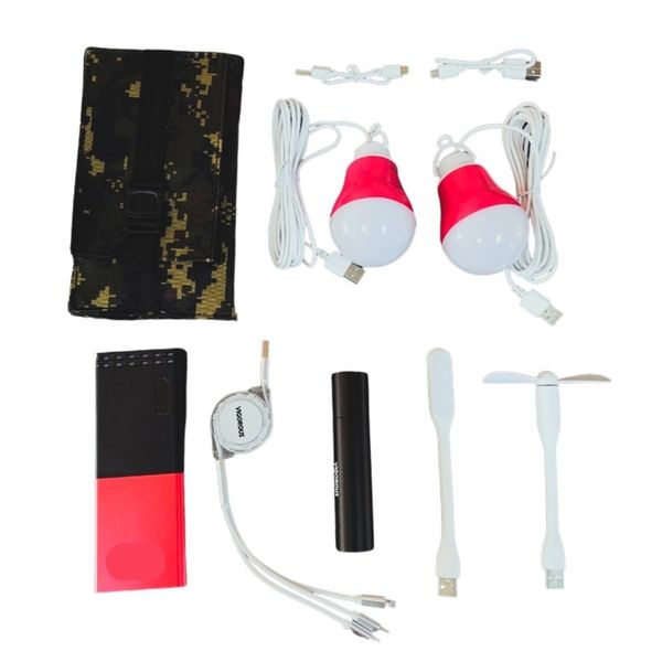 Lifespace VG Solar Power Kit with Solar Panel, Power Banks &amp; Accessories