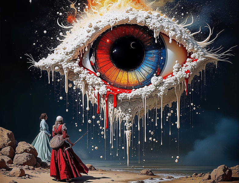 Modern Canvas Wall Art Home Decor - All Seeing Eye