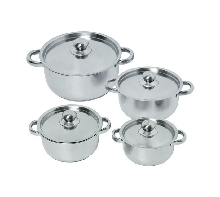 Dolphin 8 Piece Stainless Steel Cookware Set | Shop Today. Get it