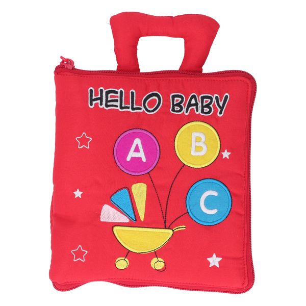 Cloth Books Early Education Vivid Three Dimensional Soft Toy Book Red