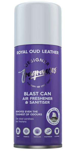 Designer Fragrances Royal Oud Blast Air Freshener &amp; Sanitiser Spray 400ml