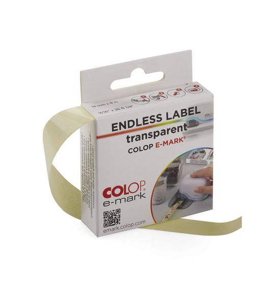 Colop e-Mark - Endless Label - Transparrent