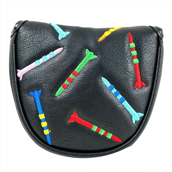 Magnetic Closure Golf Head Cover Portable Golf Putter Cover Black