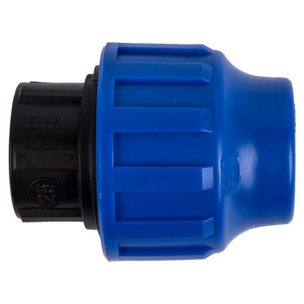 Arginet - Compression Endcap - 32mm - Blue &amp; Black - Bulk Pack of 4 x 2