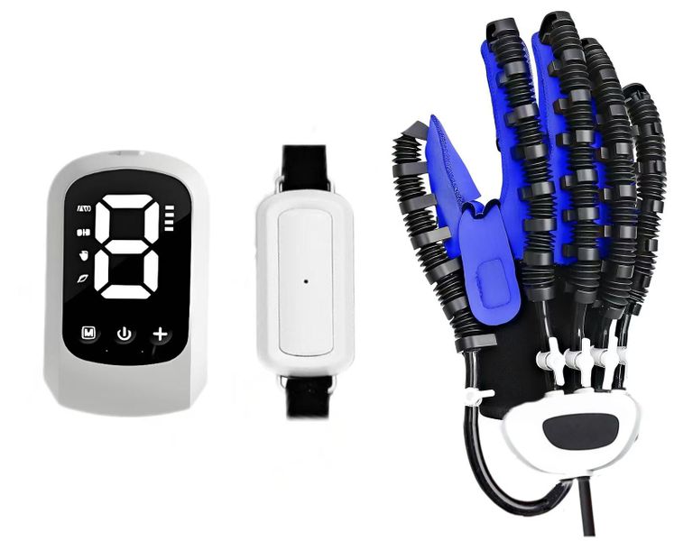 Robot Fingerilitation Training USB Chargeable Glove massager - Right hand