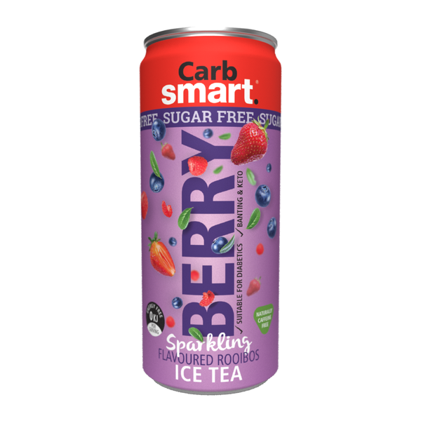 Carbsmart Berry Sparkling Flavoured Rooibos Ice Tea 12 x 300ml
