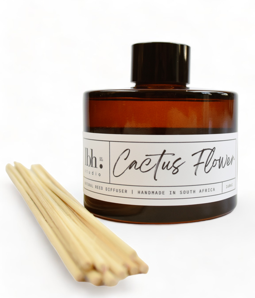 Cactus Flower Oil-based Reed Diffuser Set
