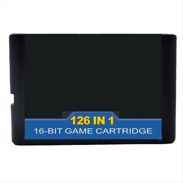 126 Games in One Cartridge 16 Bit Game Card for Sega Consoles a