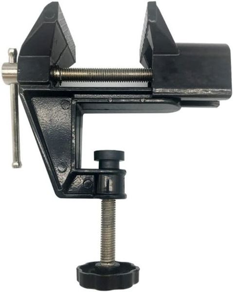 Aluminum Alloy Desk Table Clamping Vise - Black