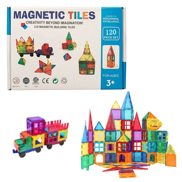 Olive Tree - Magnetic Tiles 120 Piece Set