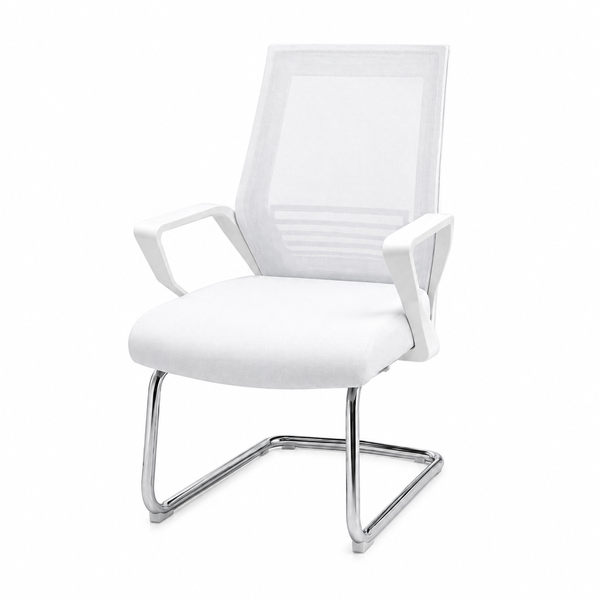 Eva Mesh Visitor Office Chair with Chrome Cantilever Base