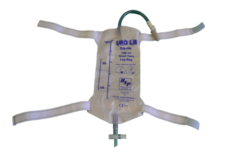 Uro 750ml Short Tube Leg Bag