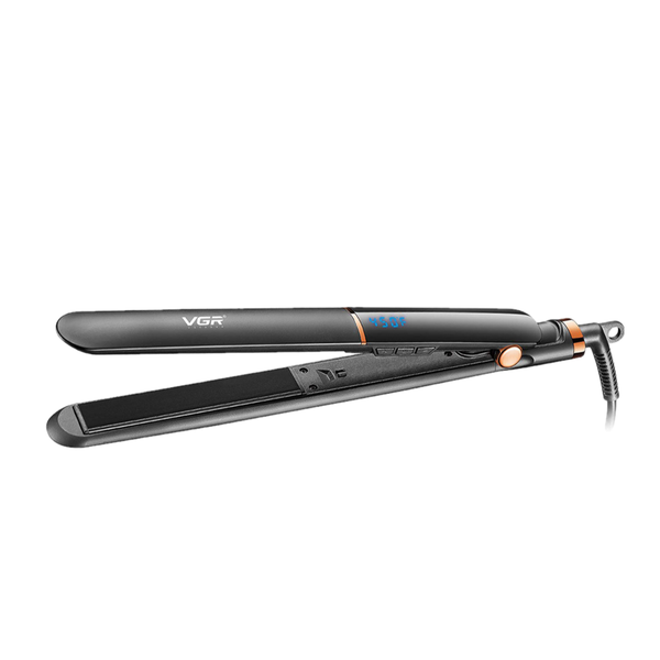 Black 7-Speed Temp Control Hair Straightener Curler Styling Tool