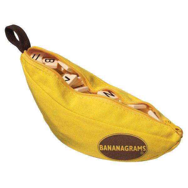 Bananagrams Fast-Paced Word Tile Game for 2-4 Players