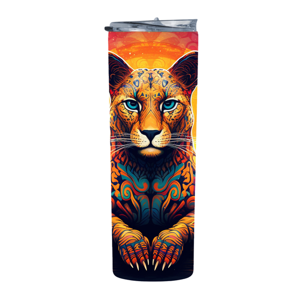 Psychedelic Cheetah 1 20 Oz Straight Skinny Tumbler 246