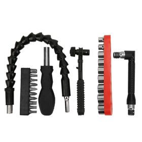 Universal Flexible Screwdriver Bit Extension Drill Extender Set | Shop ...