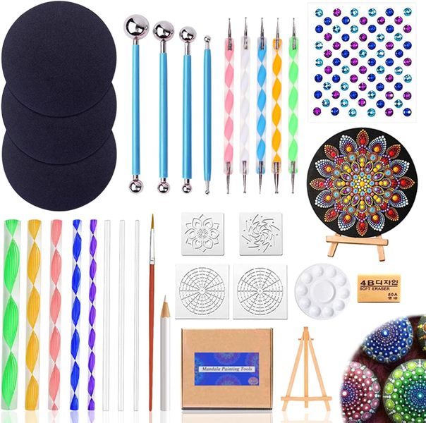 31 Pieces Mandala Dotting Tools Set -Professional Supplies Tools Kits