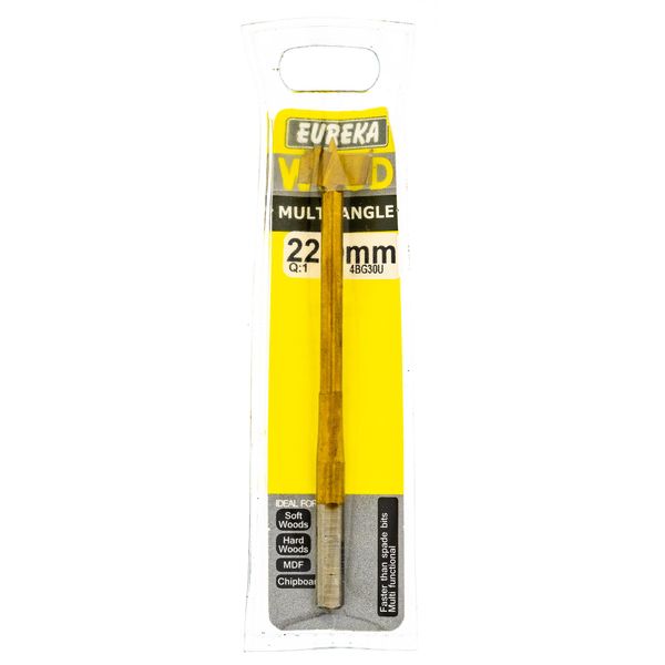 EUREKA DRILL BITS Multi Angle 22mm Q:1 for Wood 4BG30U