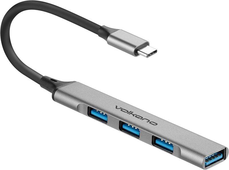 Volkano Expand Series Type-C to 4 port Multi-function USB C Hub