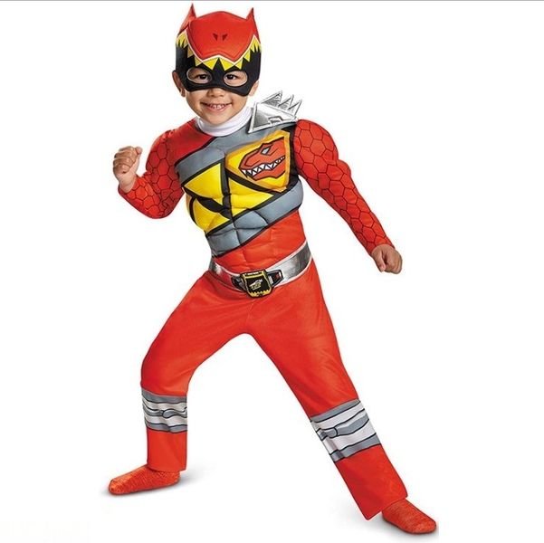Red Padded Dino Charge Power Ranger Costume